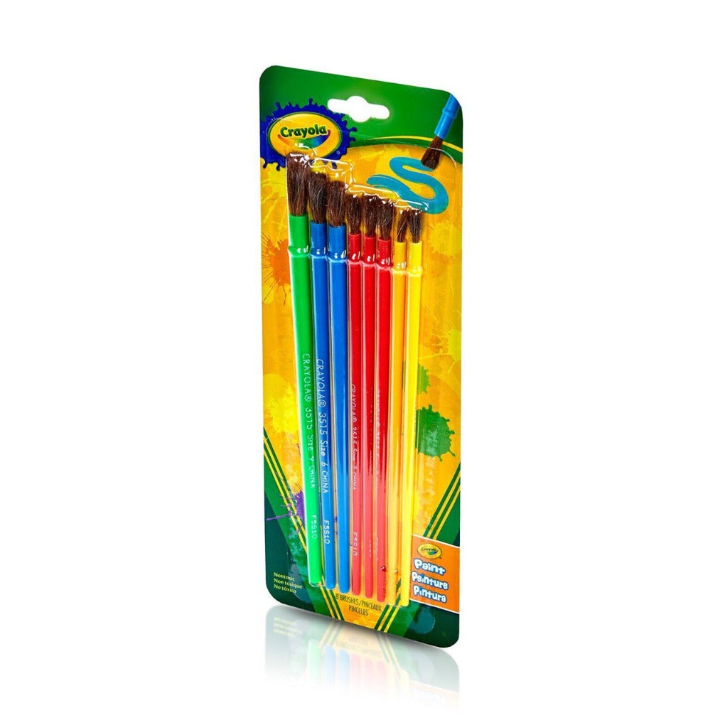 Crayola Brush Set of 8 || فرش رسم كرايولا ٨ حبة