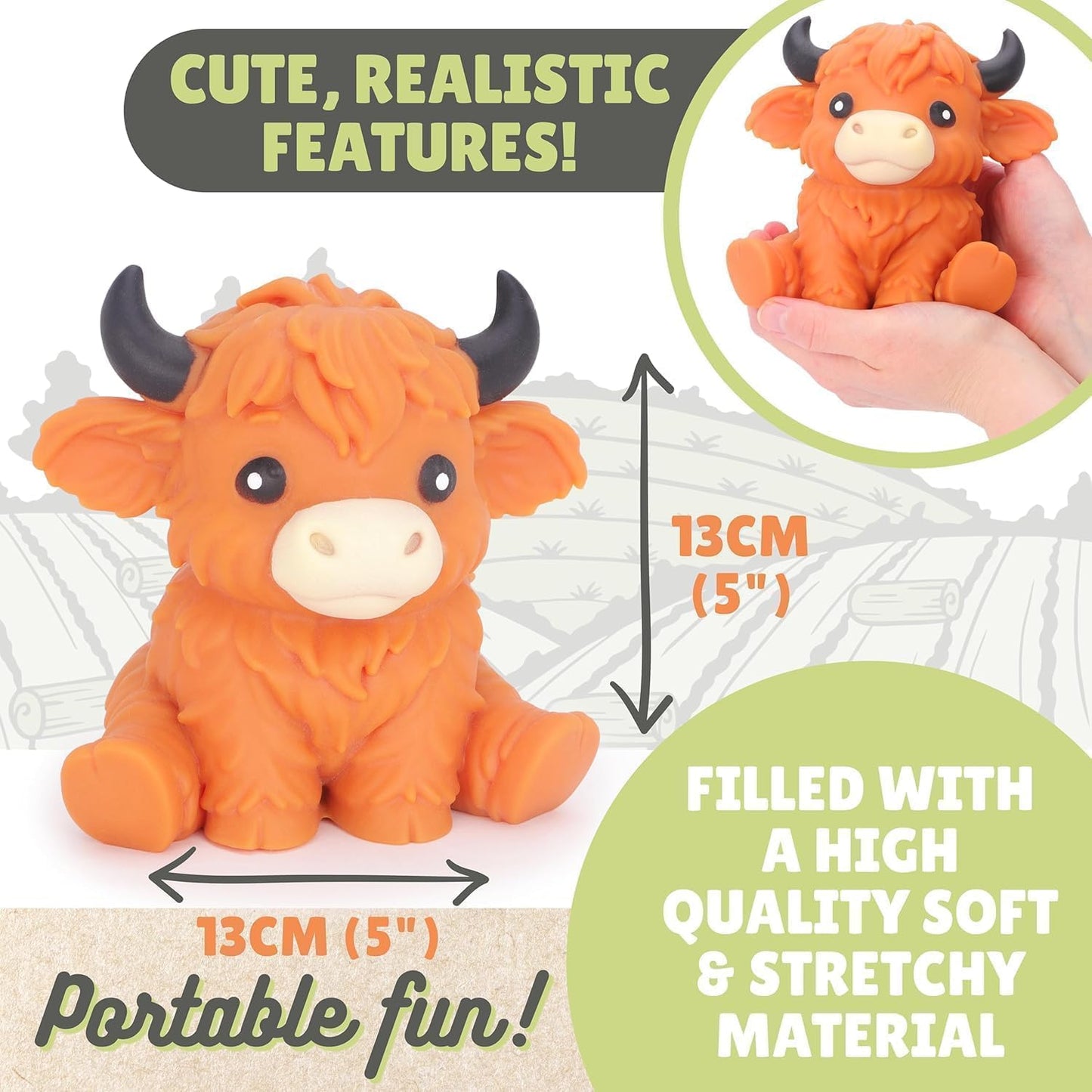 Jumbo Soft Mart Cow Squishy || سكوشي بقرة جامبو