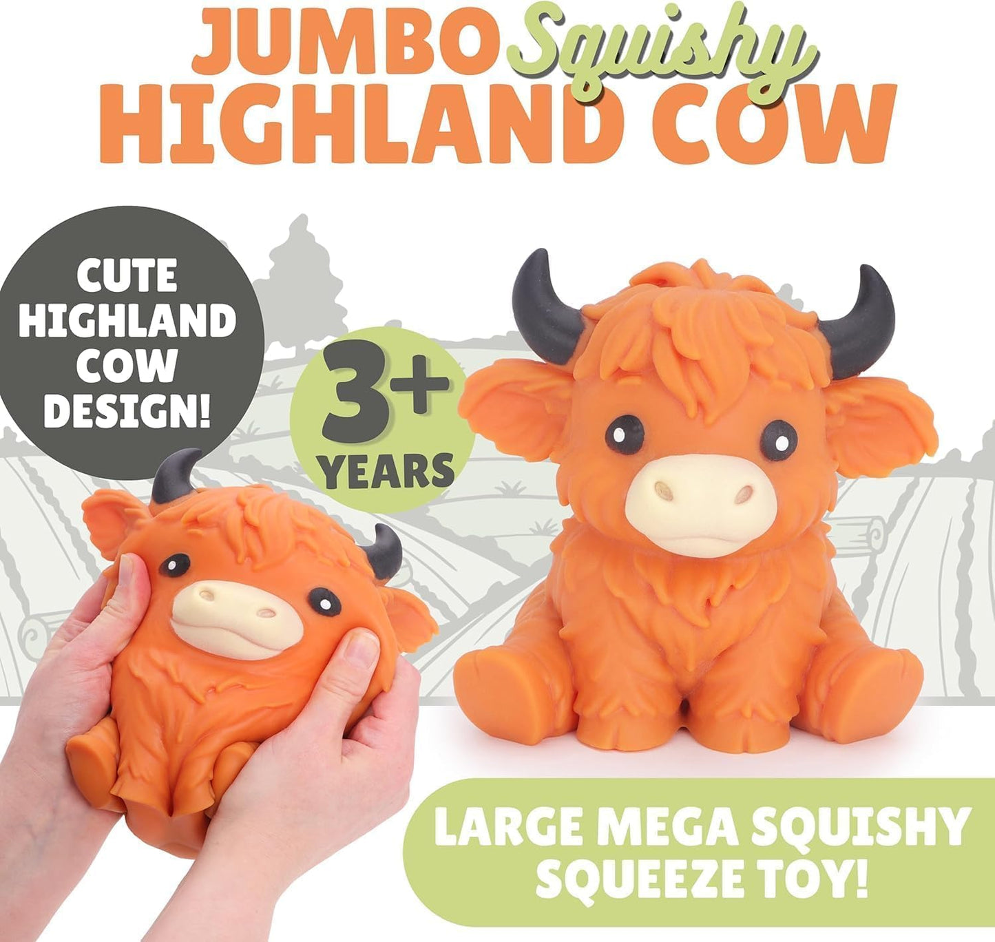 Jumbo Soft Mart Cow Squishy || سكوشي بقرة جامبو