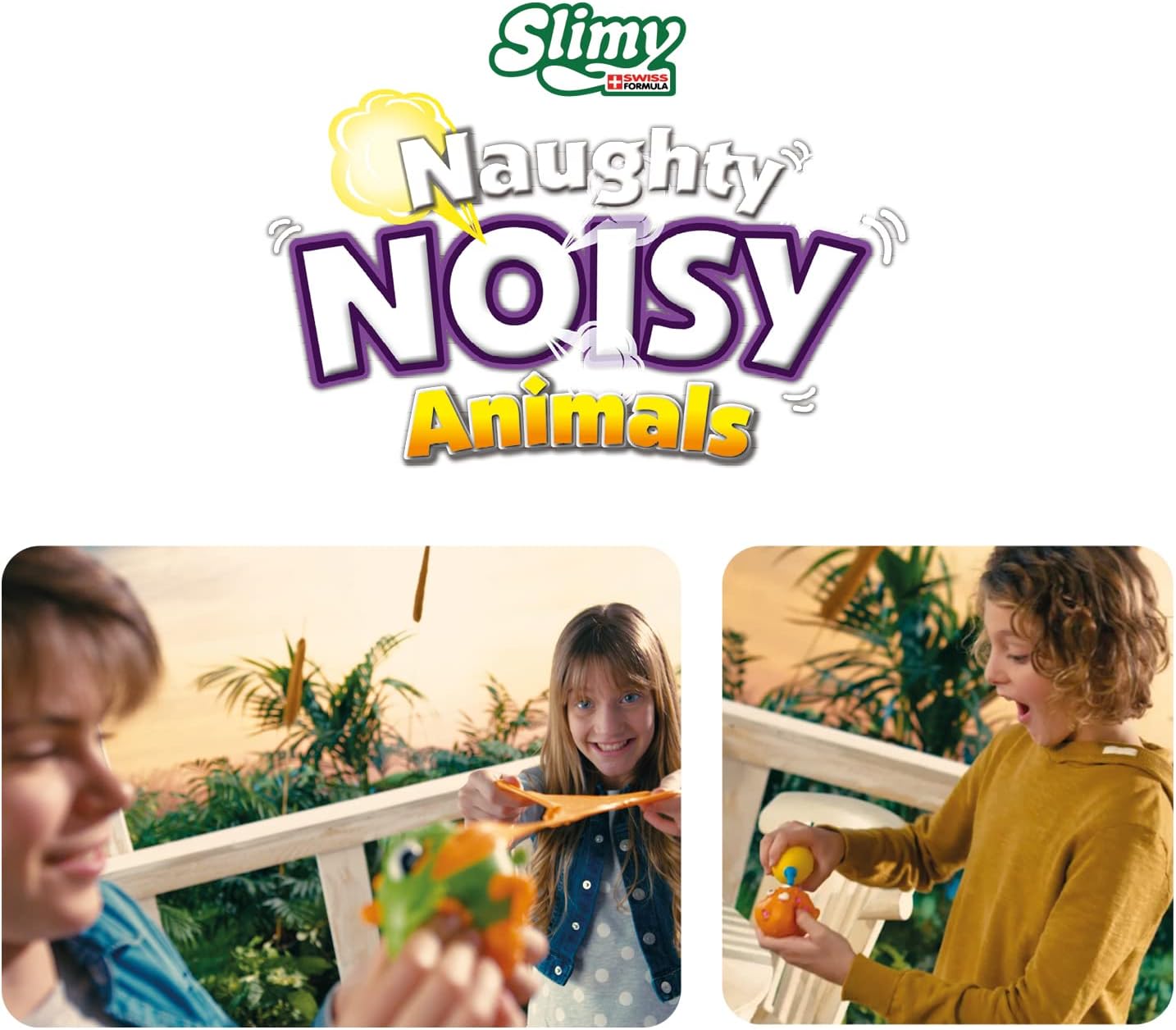 SLIMY Naughty Noisy Animals 200 g Frog || لعبة الحيوانات الشقية 200 جرام الضفدع