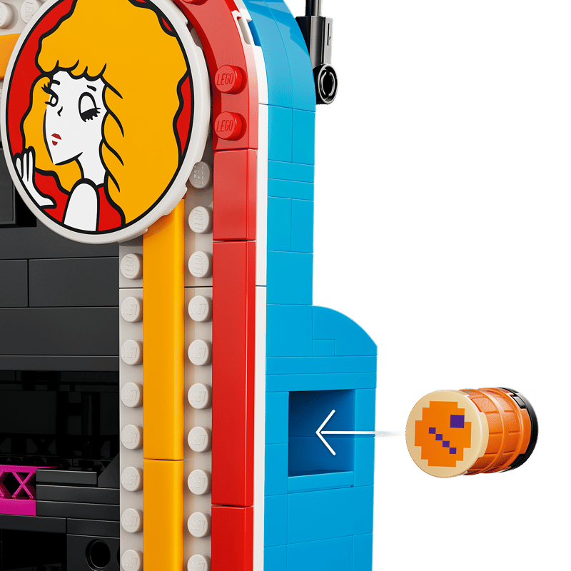 LEGO® Donkey Kong™ Arcade 72051 barrel mechanism detail