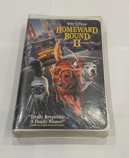 Disney VHS Tape Homeward Bound 2 Lost in San Francisco