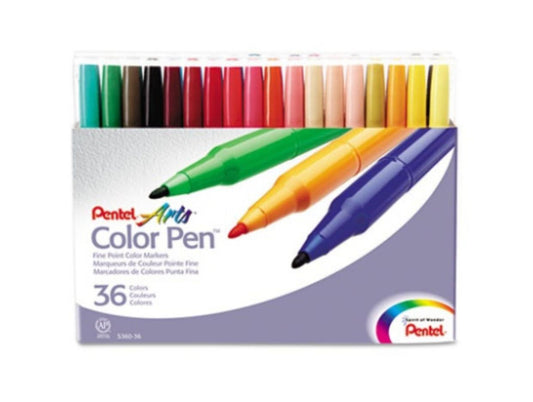Pentel Colored Marker 36 Colors || الوان شينية ٣٦ لون بنتل