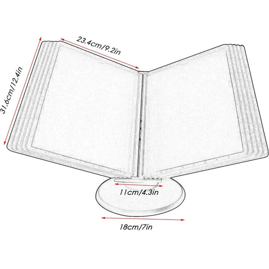 Flip File Holder A4 Size || A4 ملف شكل كتاب حجم