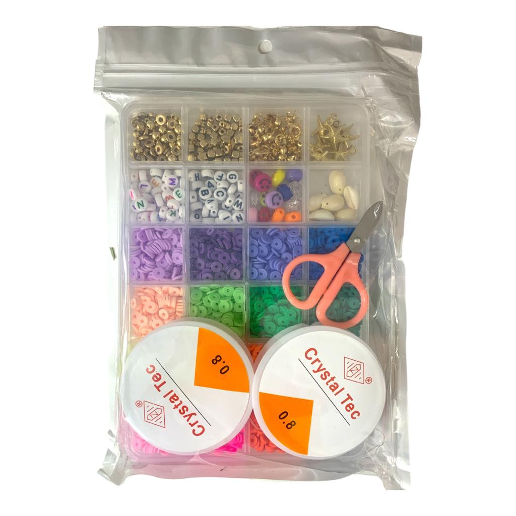 Crystal Beads Kit 24 Cells || علبة تصميم اساور ٢٤ خانة
