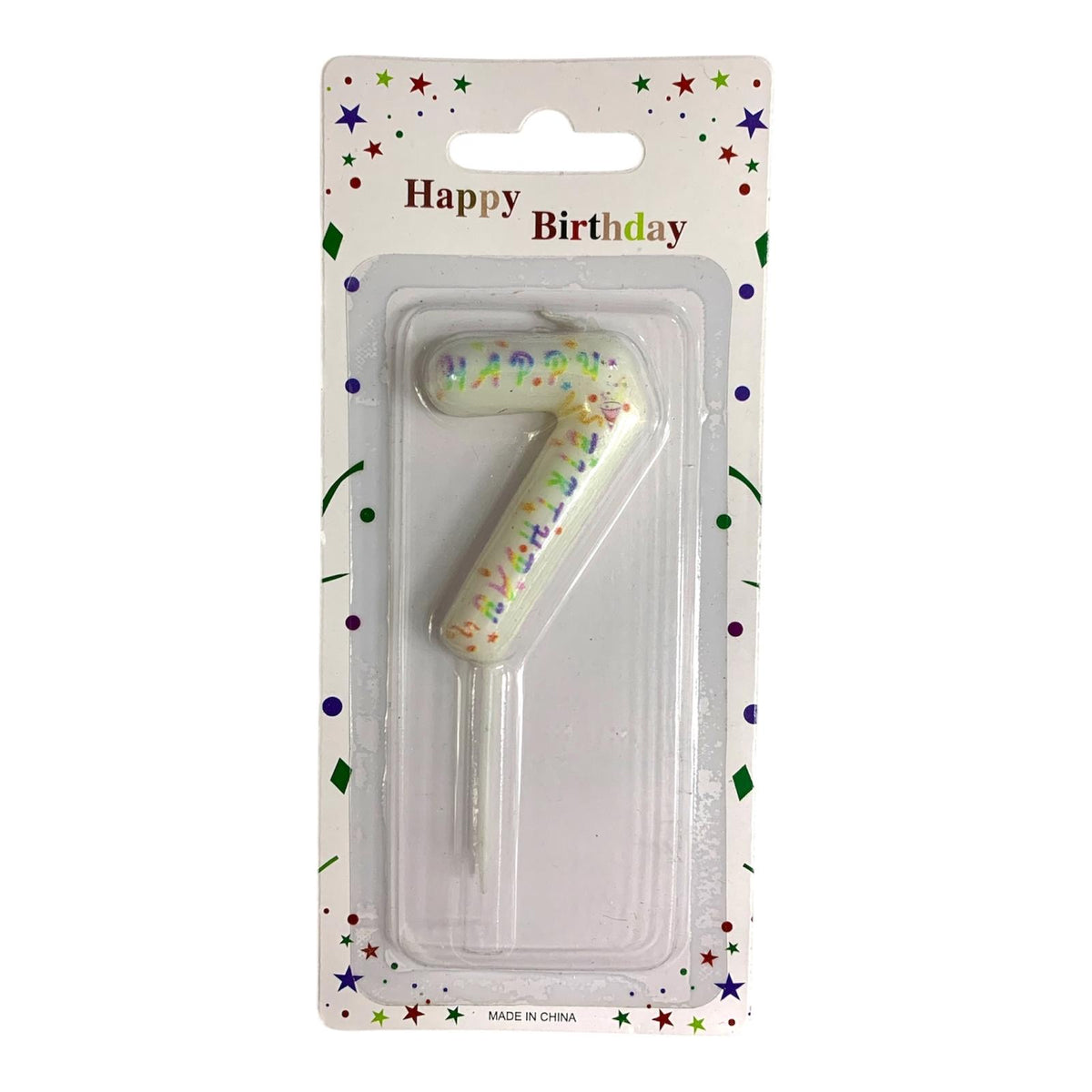 Birthday Candles Confetti from 0-9 || شموع اعياد ميلاد موديل كونفيتي من ٠-٩