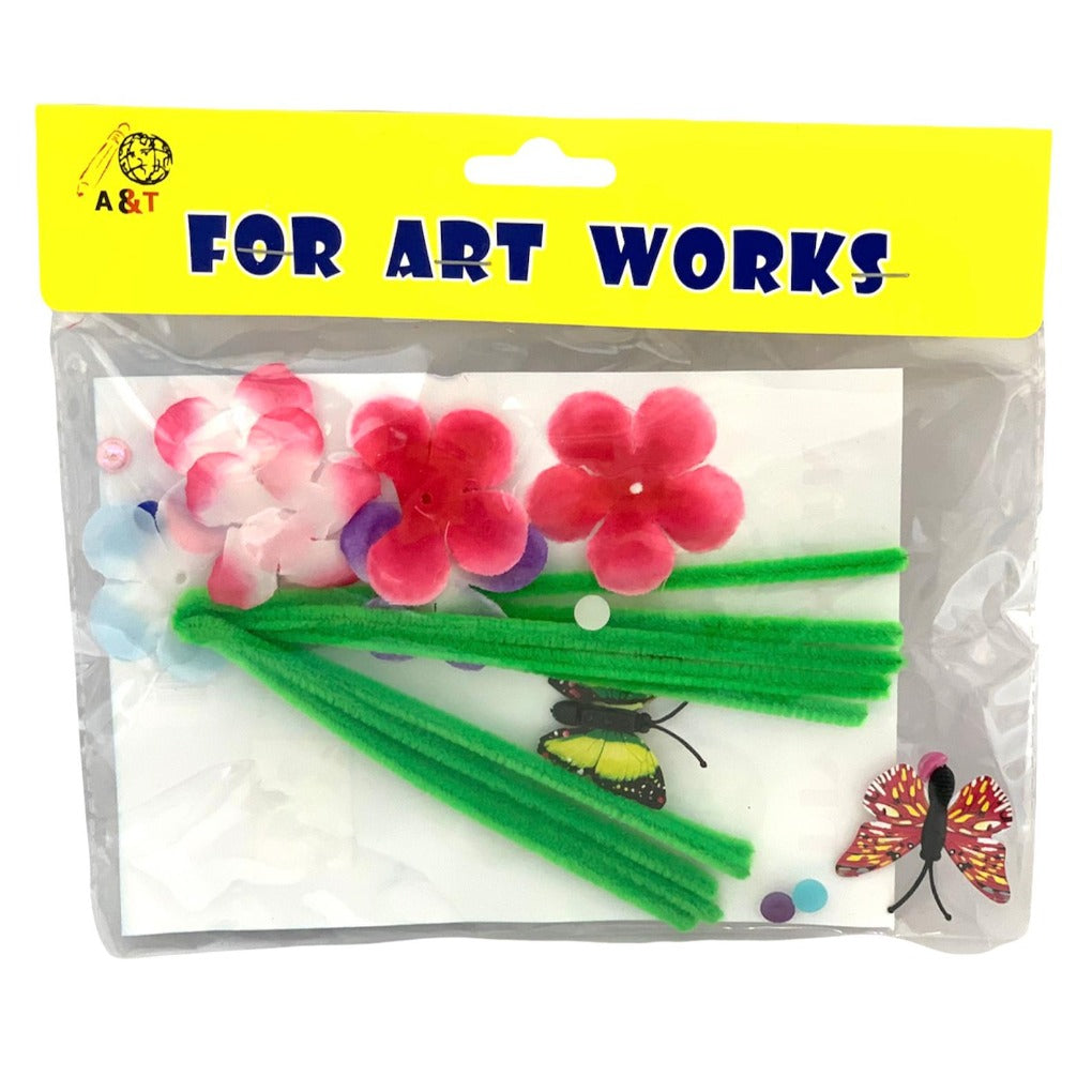 A&T Diy Floral || مجموعة قطنيات شكل وردة