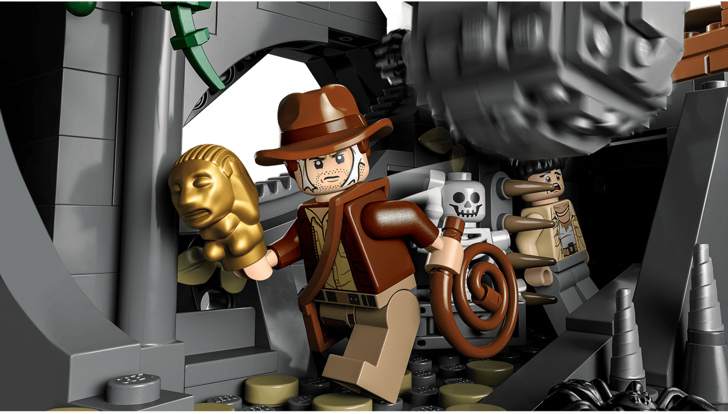 Lego Temple of the Golden Idol Retired Product || ليغو انديانا جونز قولدن ايدول