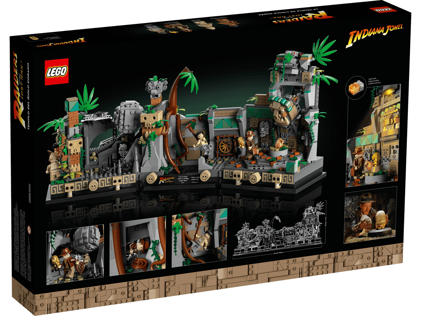 Lego Temple of the Golden Idol Retired Product || ليغو انديانا جونز قولدن ايدول