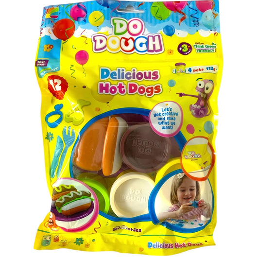 Do Dough Delicious Hot Dog 12 Pc Set || مجموعة طين صلصال دو دوه ١٢ قطعة الهوت دوج