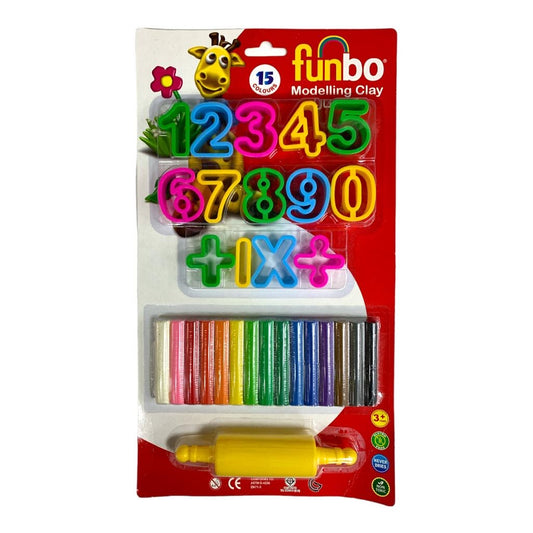 Funbo Modeling Clay for Kids 15 Colors || طين صلصال فنبو للاطفال ١٥ لون