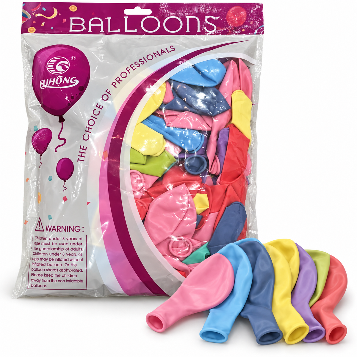 Balloon Bag Pastel Colors 100 || كيس بالونات ١٠٠ حبة الوان باستيل