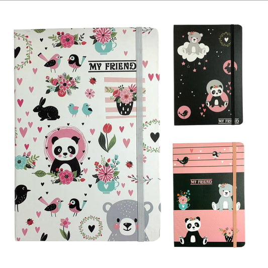 Bears Printed Notebook 20 x 15 Assorted Models || دفتر مطبوع حجم ١٥*٢٠ موديلات مختلفة الدببة