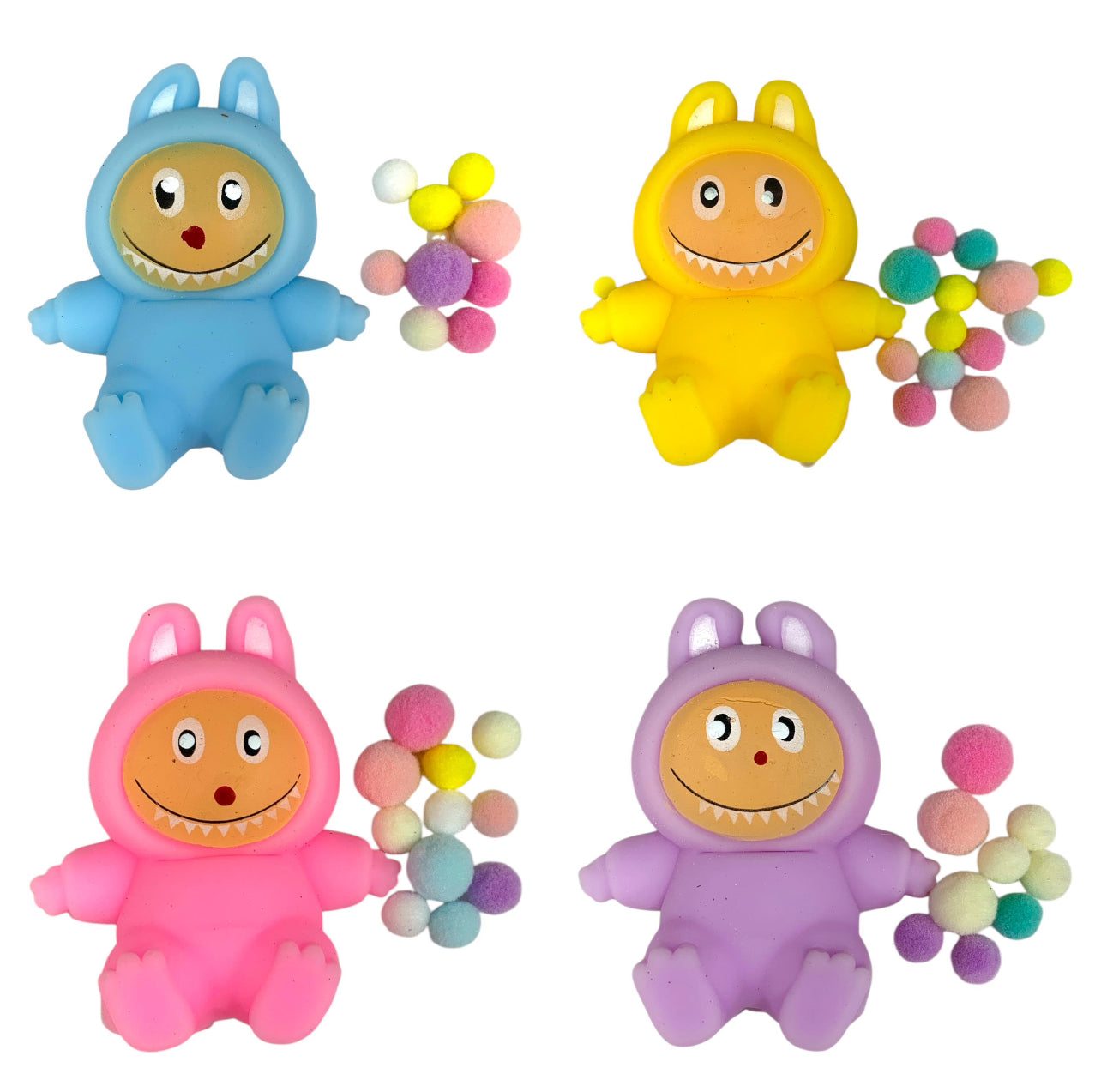 Labubu Squishy Assorted Colors || لابوبو سكويشي الوان متعددة