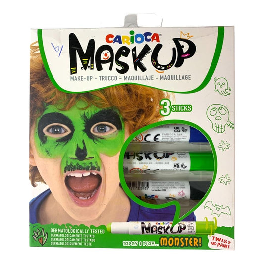 Carioca Mask Up Face Paint Monster Theme || الوان وجه كاريوكا ثيم المونستر