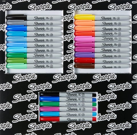 Sharpie Permanent Markers Set Special Edition Lion 26 Pcs || مجموعة الوان شاربي ٢٦ لون طقم الاسد