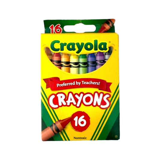 Crayola Crayons 16 Colors || الوان كرايولا شمعية ١٦ لون