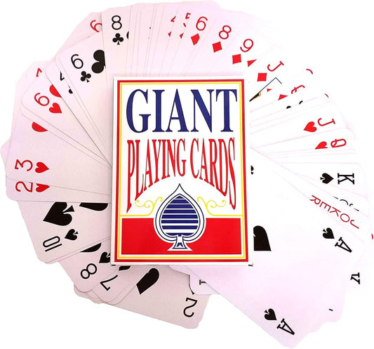 Giant Playing Cards 8*11 || لعبة جنجفة كروت لعب ضخمة ٨*١١ انش