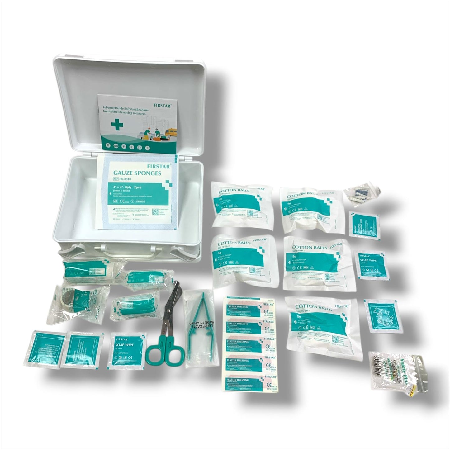 First Aid Kit 25 Pcs || علبة الإسعافات الأولية ٢٥ قطعه