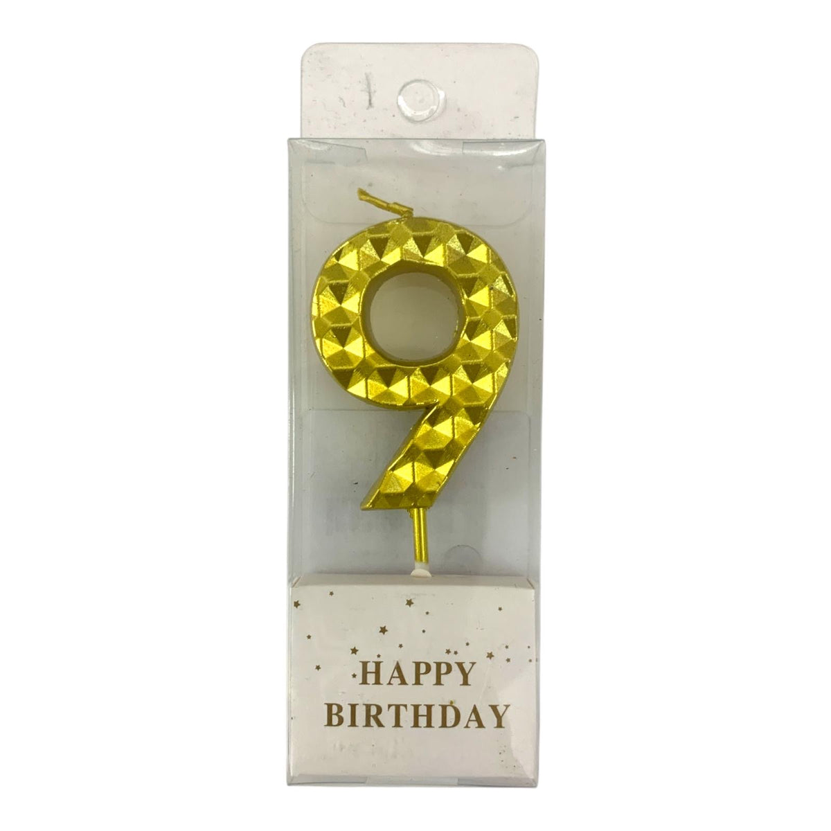 Birthday Candles Golden Color Bubbles from 0-9 || شموع اعياد ميلاد لون ذهبي فقاعات من ٠-٩