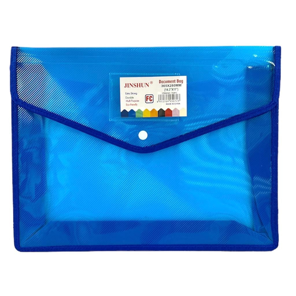 A&T Colored FC Files Transperant Blue Color || ملفات بلاستيك فلسكاب شفاف لون ازرق