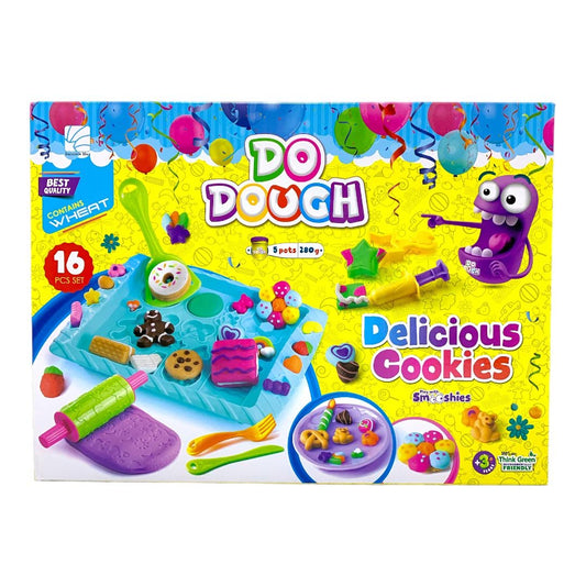 Do Dough Delicious Cookies 16 pc Set || لعبة طين صلصال دو دوه الكوكيز ١٦ قطعة