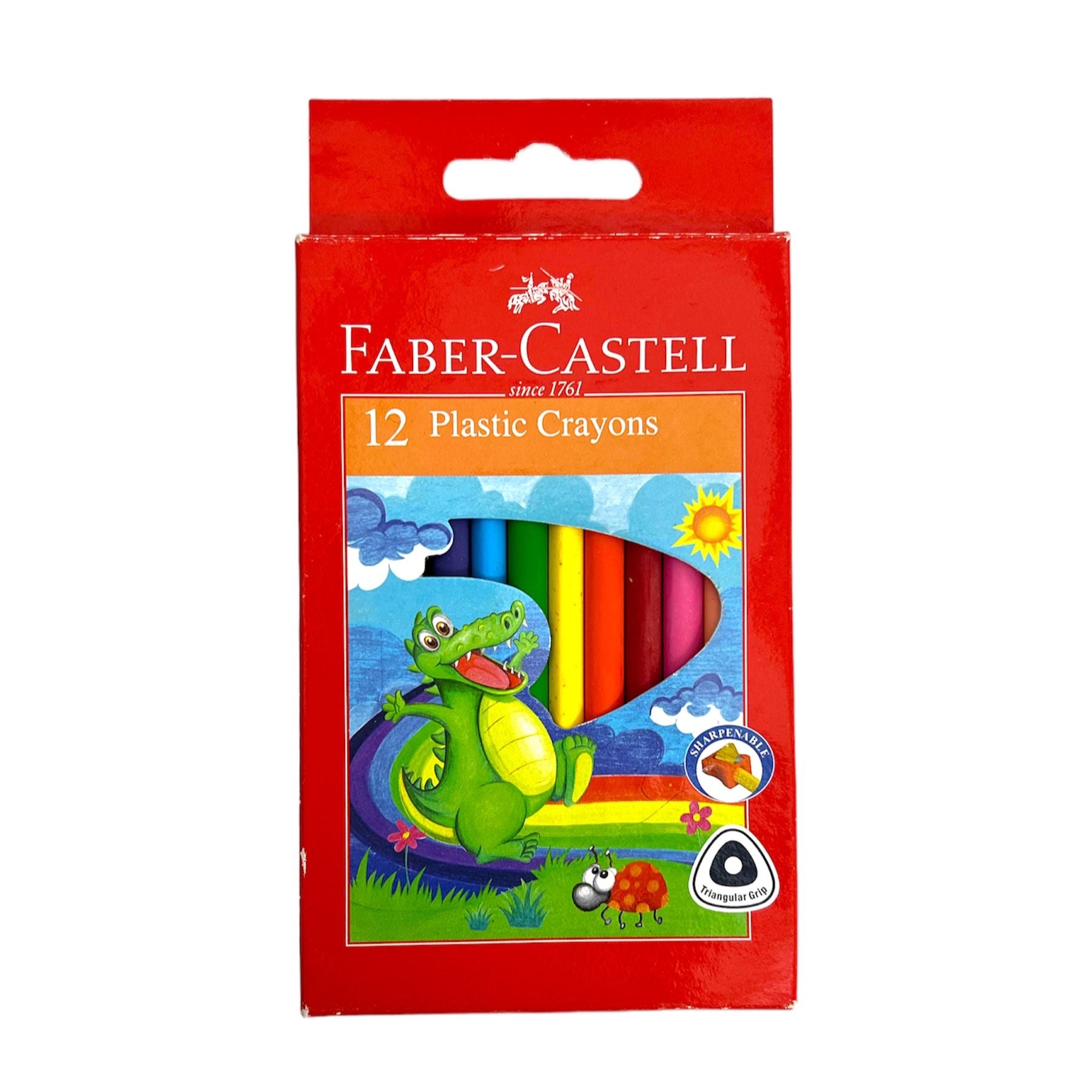 Faber Castell 12 Plastic Crayons || الوان كرايون بلاستيك فيبر كاستل 