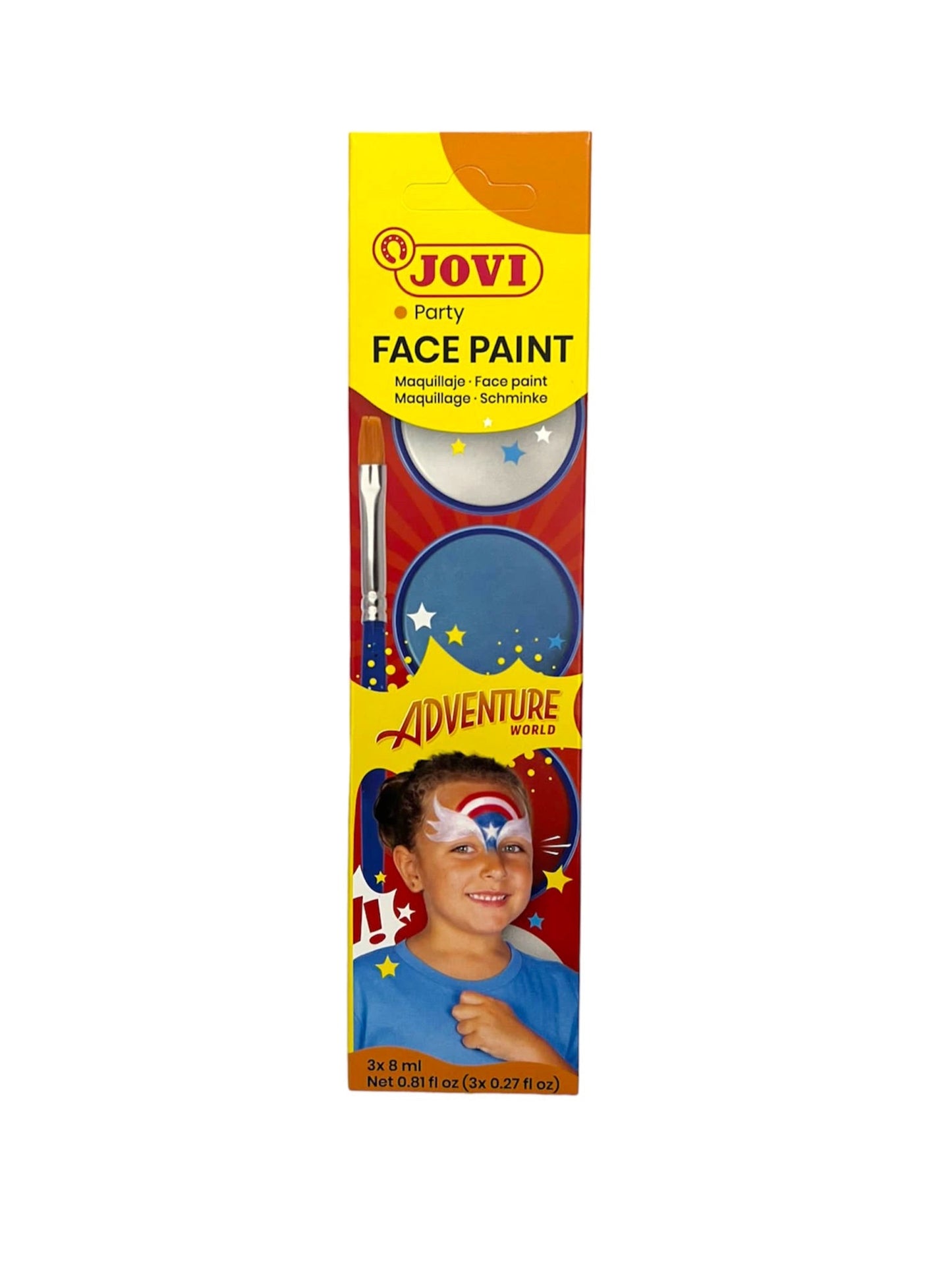 Jovi Face Paint 3 Colors || الوان وجه جوفي اقراص ٣ لون