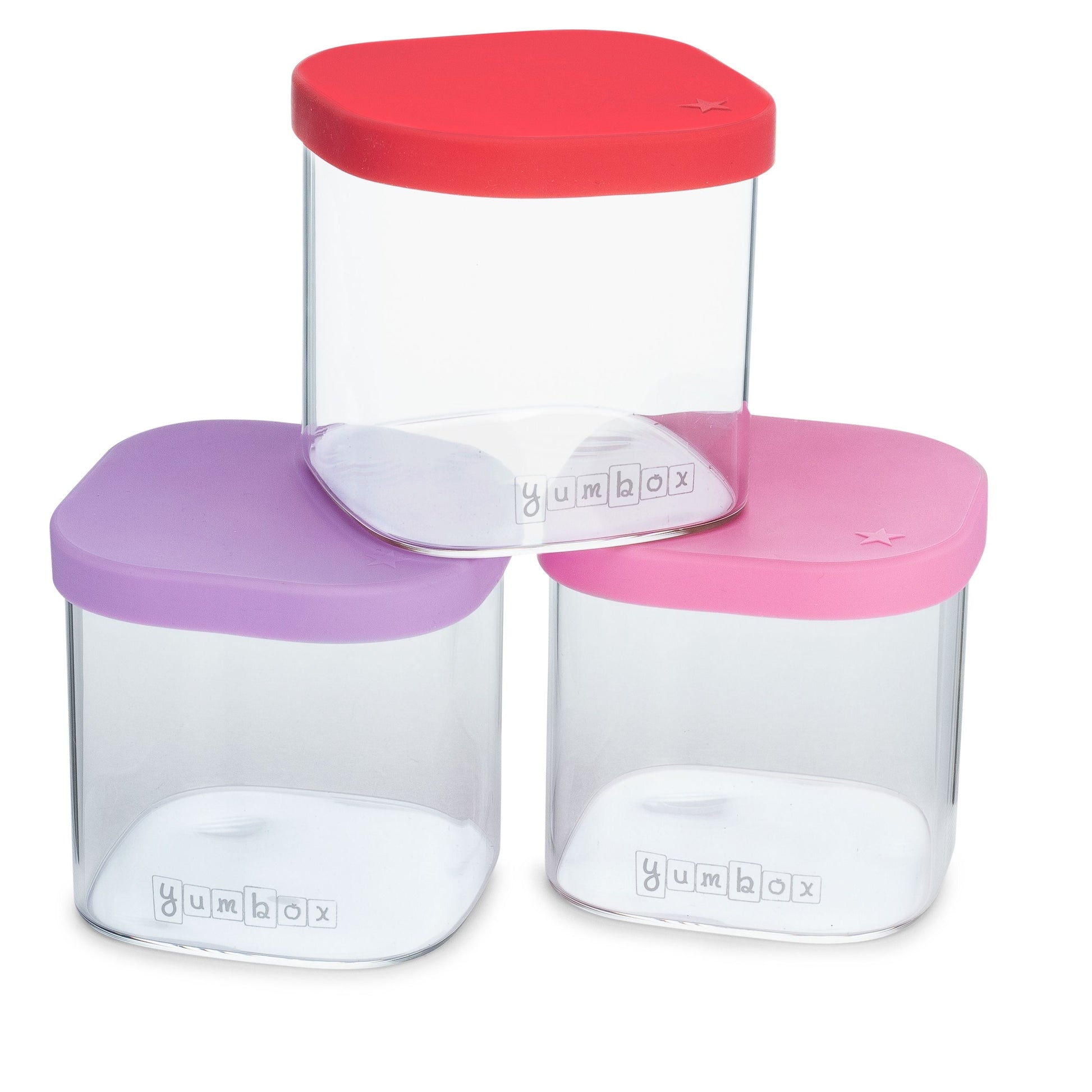 Yumbox Chop Chop Glass Cubes -Juicy Set - Set of 3 Lunch Box
