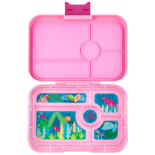 Capri Pink Yumbox Tapas (Jungle 5C) Lunch Box