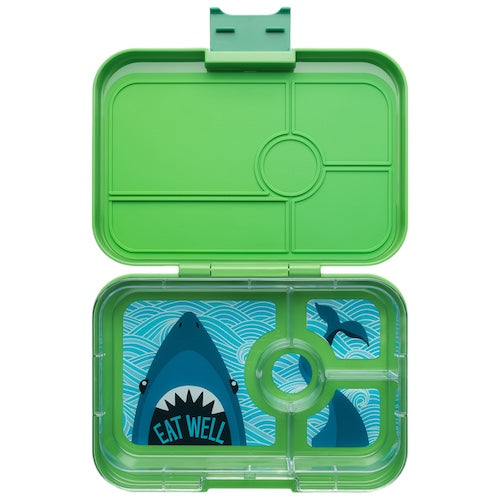 Jurassic Green Yumbox Tapas (Shark 4C) Lunch Box