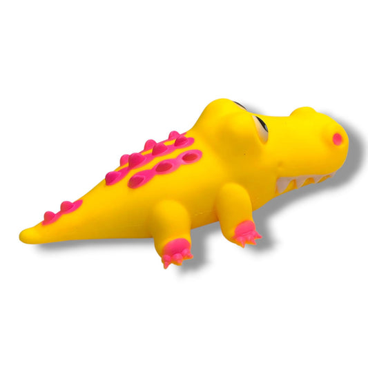 Jumbo Crocodile Squsihy Yellow || سكوشي تمساح جامبو اصفر