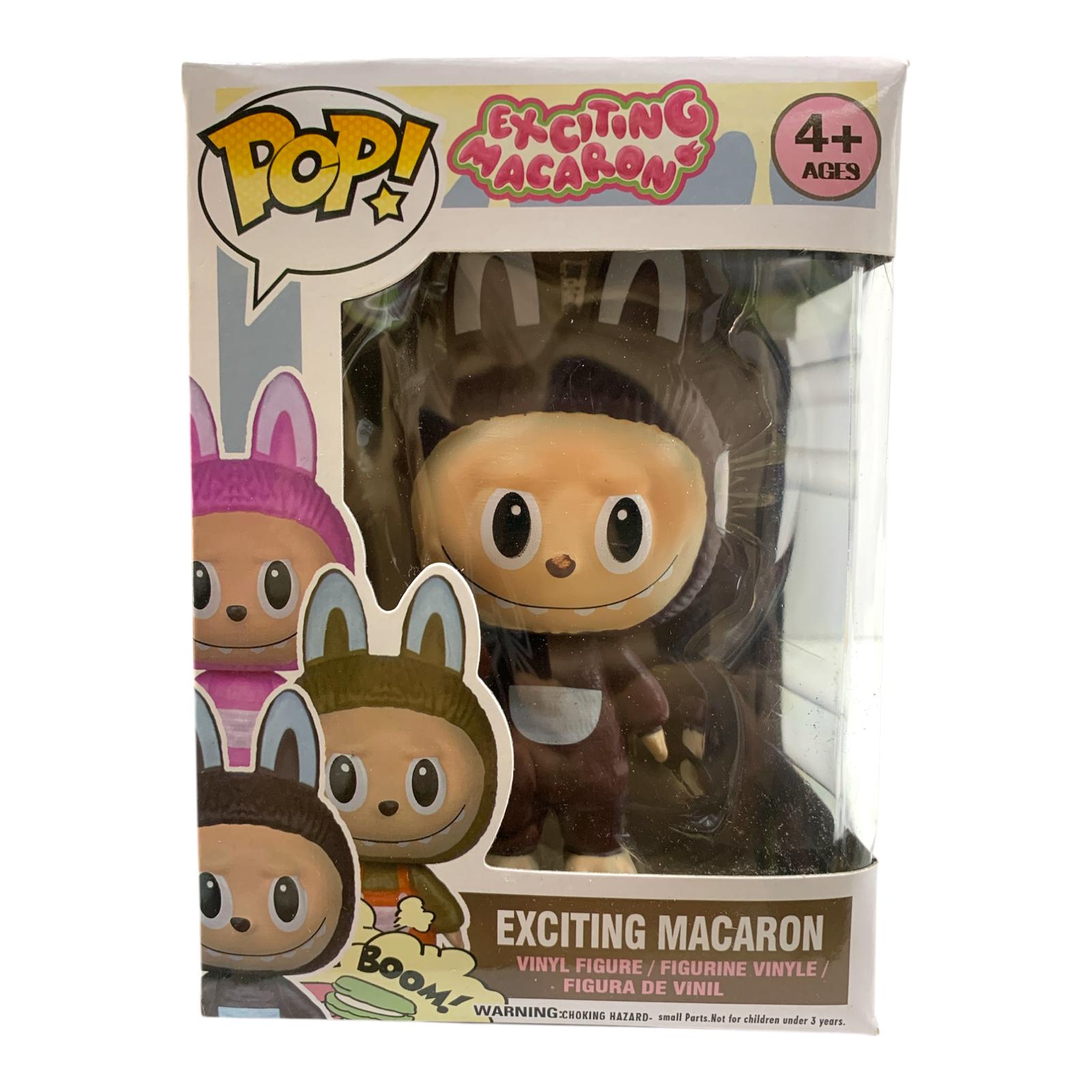 Labubu Pop Exciting  Macaroon Brown|| لعبة لابوبو بوب بوكس لون بني