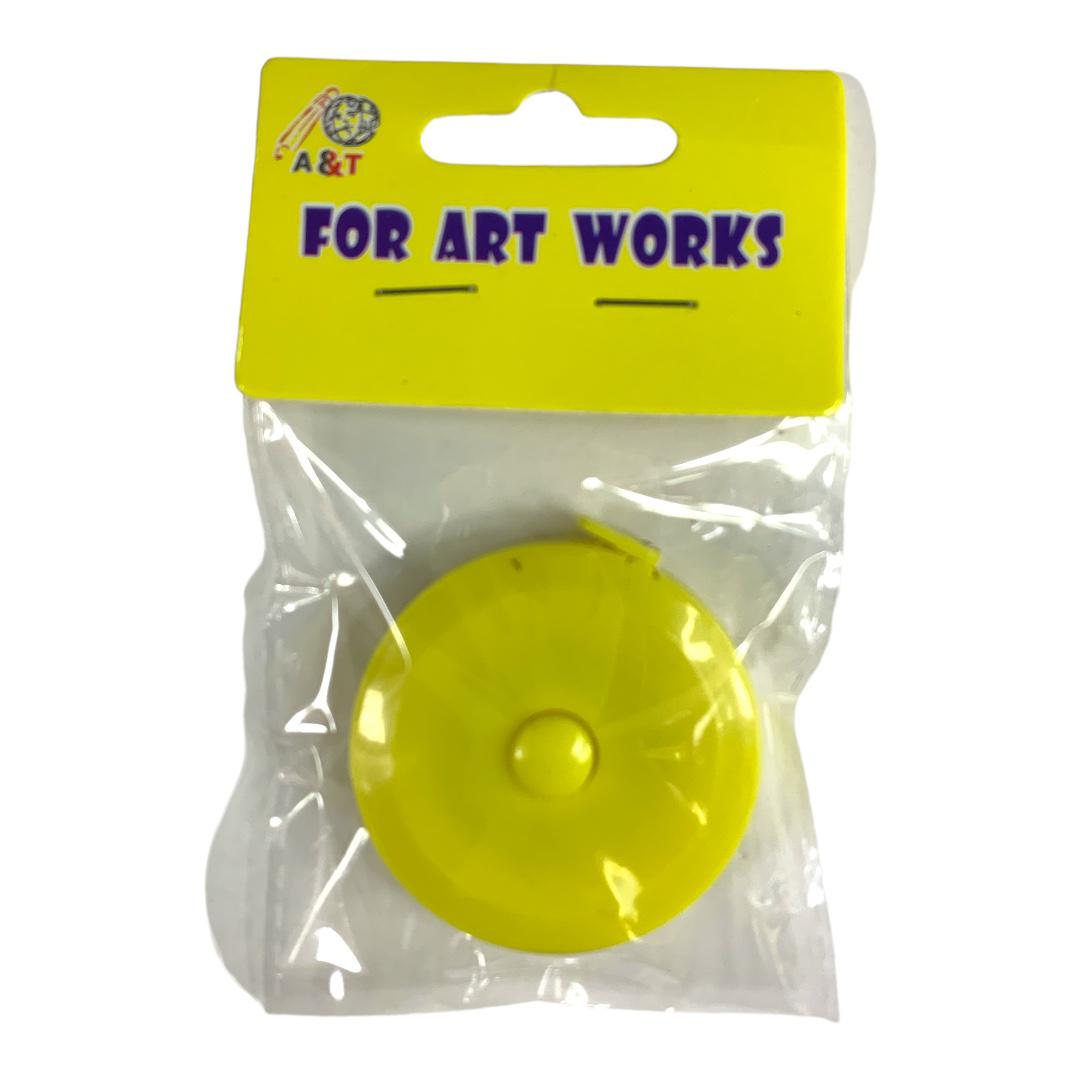 A&T 50 cm Roll Yellow Color || رول متر قياس ٥٠ سم اي اند تي لون اصفر