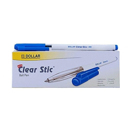 Dollar Clear Stic Pen || قلم حبر دولار كلير ستيك
