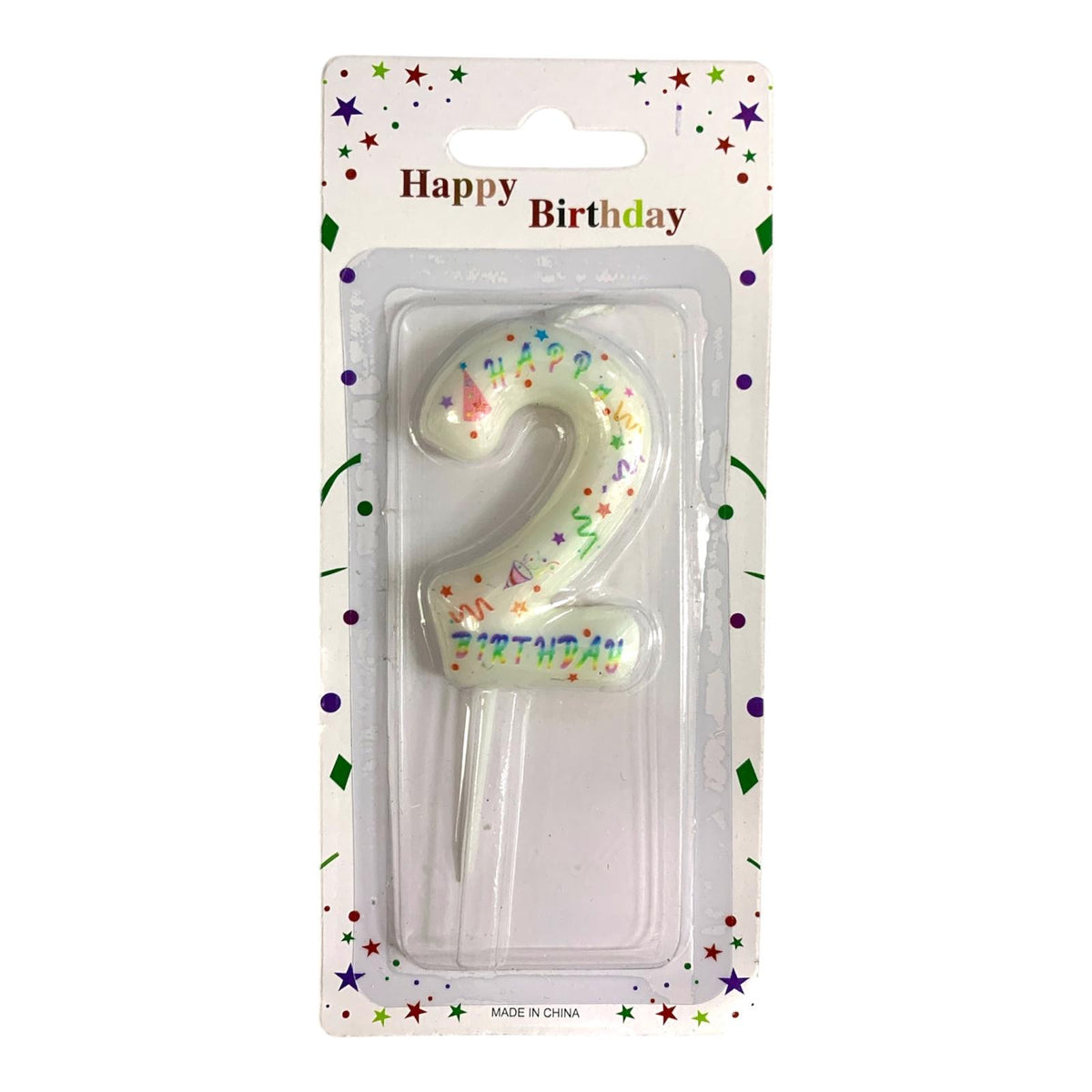 Birthday Candles Confetti from 0-9 || شموع اعياد ميلاد موديل كونفيتي من ٠-٩