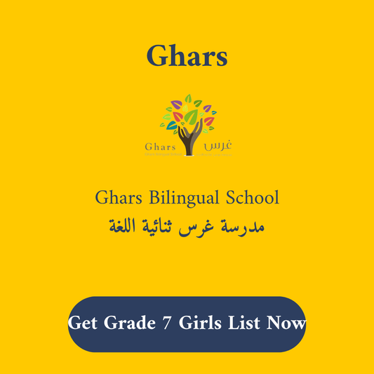 Ghars Bilingual School Stationery & Supply Lists Grade 7 Girls