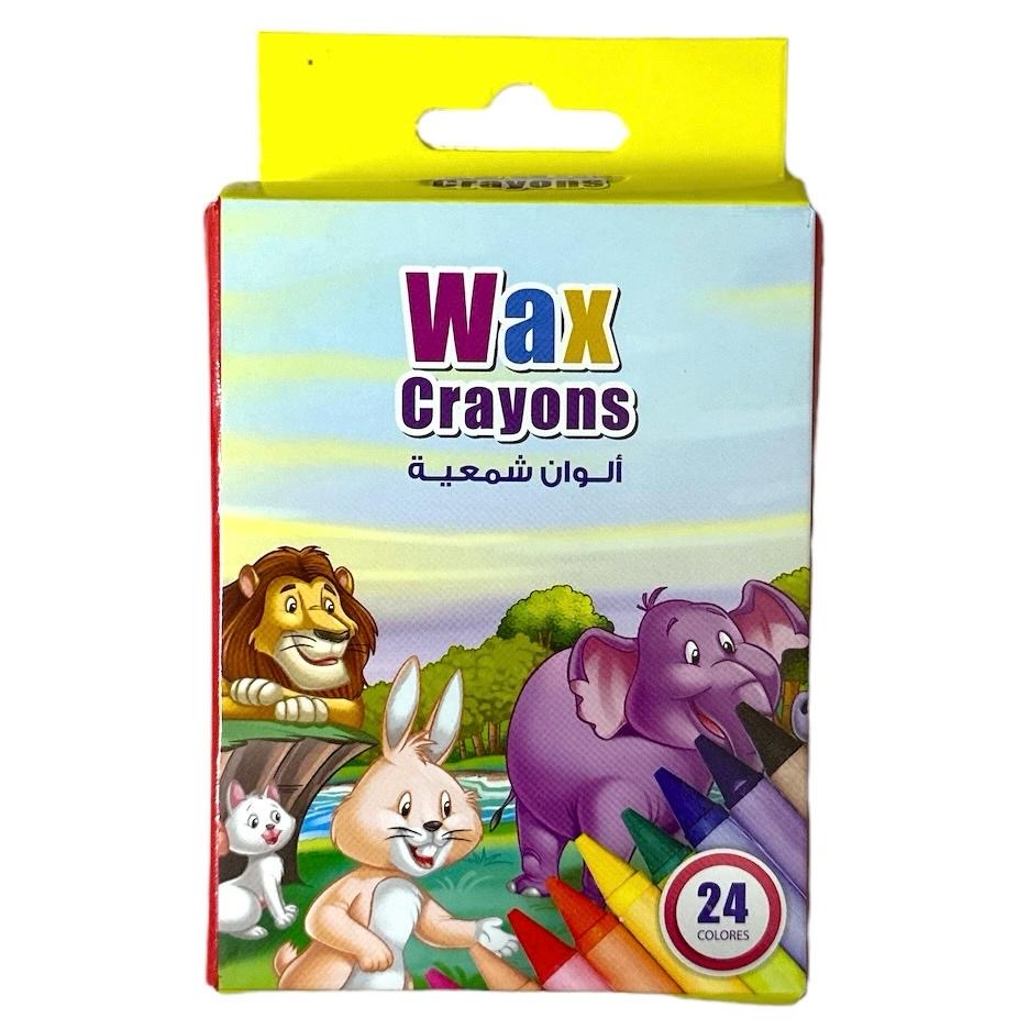 A&T Color Me Wax Crayons 24 Crayons || الوان شمعية كولور مي ٢٤ لون