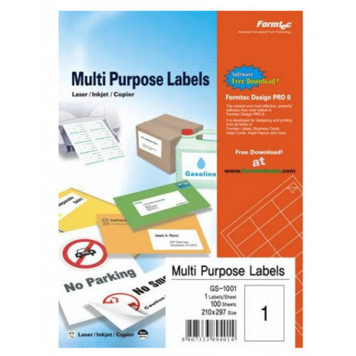 A4 Sticker Formtec || ورق لاصق ستيكر فورماتك A4