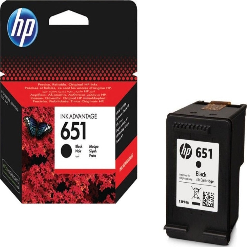 Hp printer ink 651 black || حبر طابعه ٦٥١ اسود
