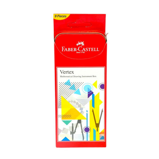 Faber Castell Mathematical Instrument Box Vertex || ادوات هندسيه فيبر كستل علبه حديد