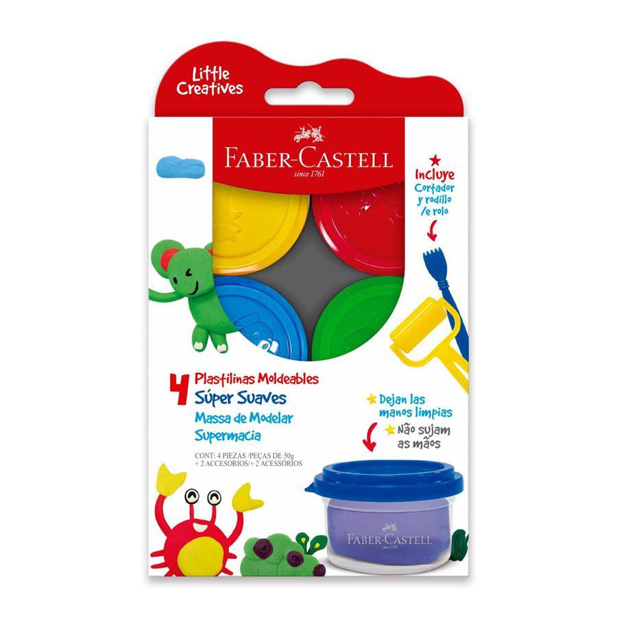 Faber Castel Super Soft Modeling Clay || طين صلصال ناعم فيبر كاستل ٤ لون