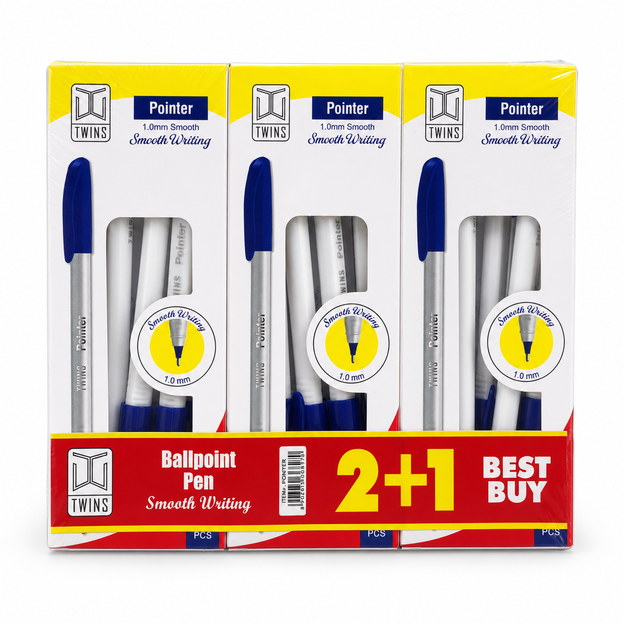 Twins Pens Package Pointer 3 Pack || مجموعة اقلام حبر توينز بوينتر 3 باكيت
