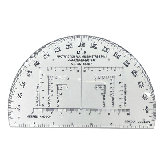 Military Protractor Small Size || منقلة عسكرية حجم صغير
