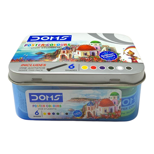 DOMS 6-Shade Poster Colours Set || الوان بوستر دومز 6 الوان