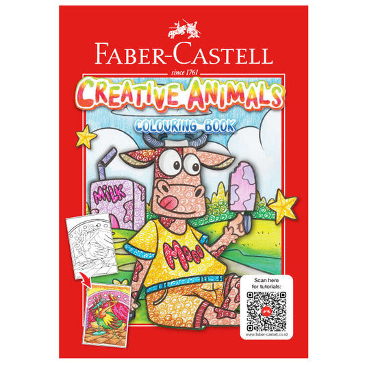 Faber Castell Creative Animals Coloring Book || دفتر تلوين للاطفال فيبر كاستل الحيوانات المبدعة