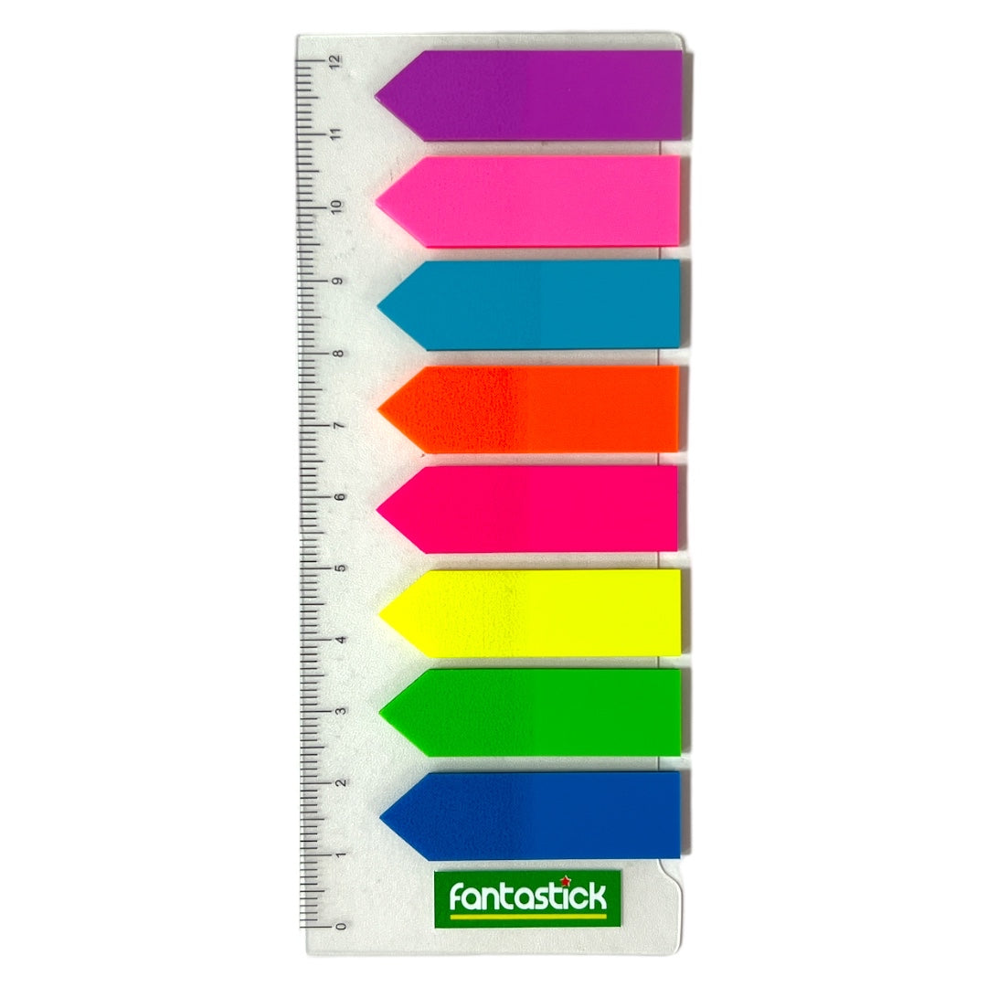 Fantastick 8-Color Index Flag Set 45 x 12 mm || فواصل فسفورية فانتاسكيك