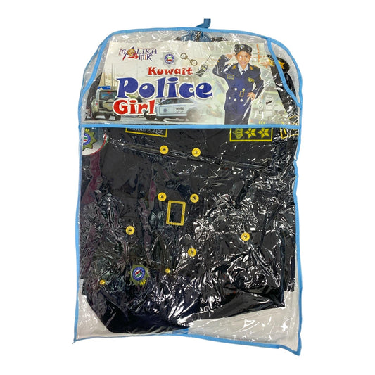 Kids Costume Kuwait Police Girl || لبس اطفال شرطة الكويت بنات