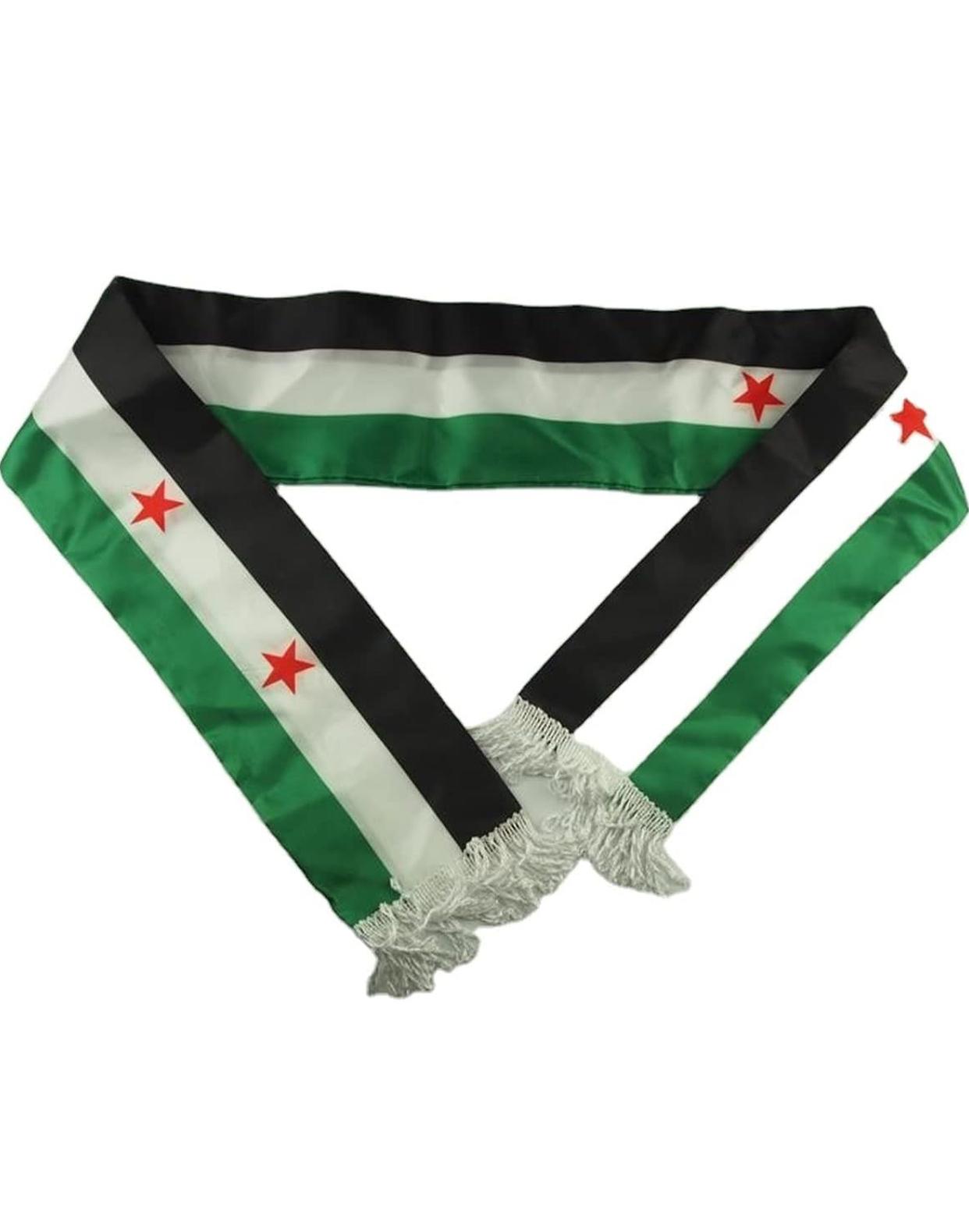 New Syria Shoulder Flag || وشاح علم سوريا الجديد