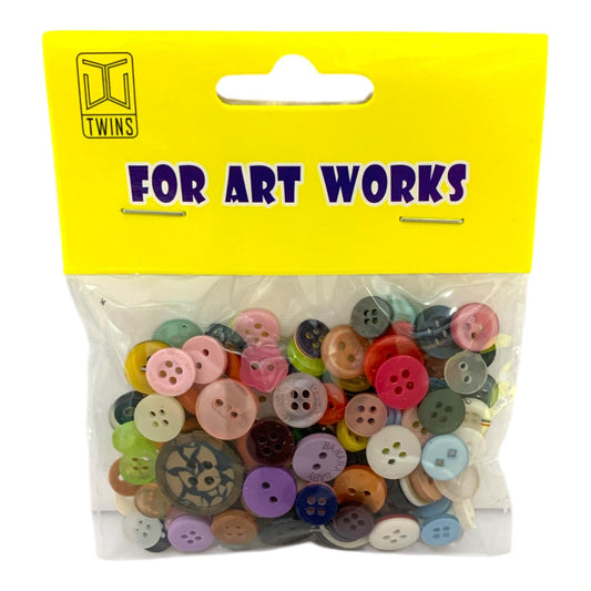 A&T Colored Button Set for DIY || ازرار اشغال يدوية ملونة اي اند تي